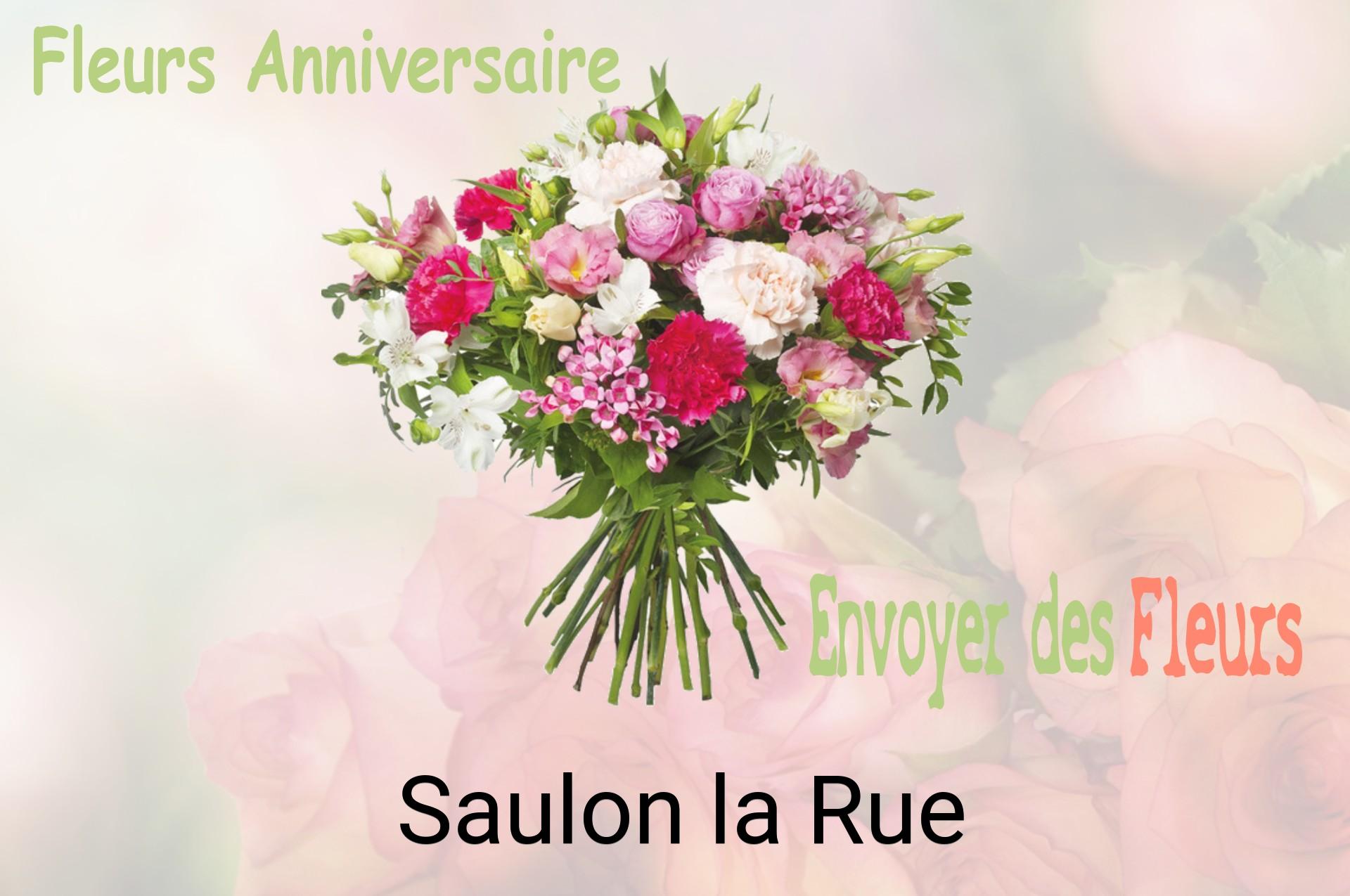 Bouquet de fleurs d’anniversaire livré à Saulon-la-Rue