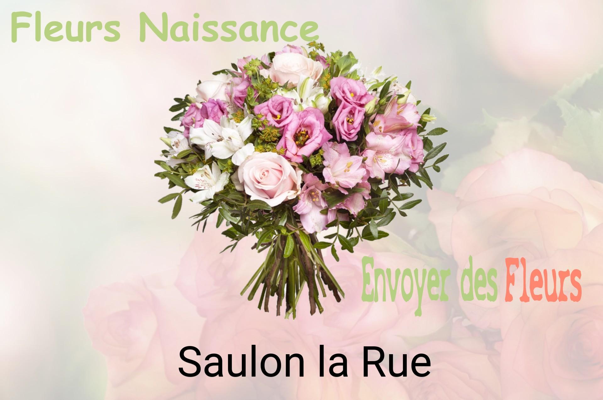 Bouquet de fleurs de naissance livré à Saulon-la-Rue