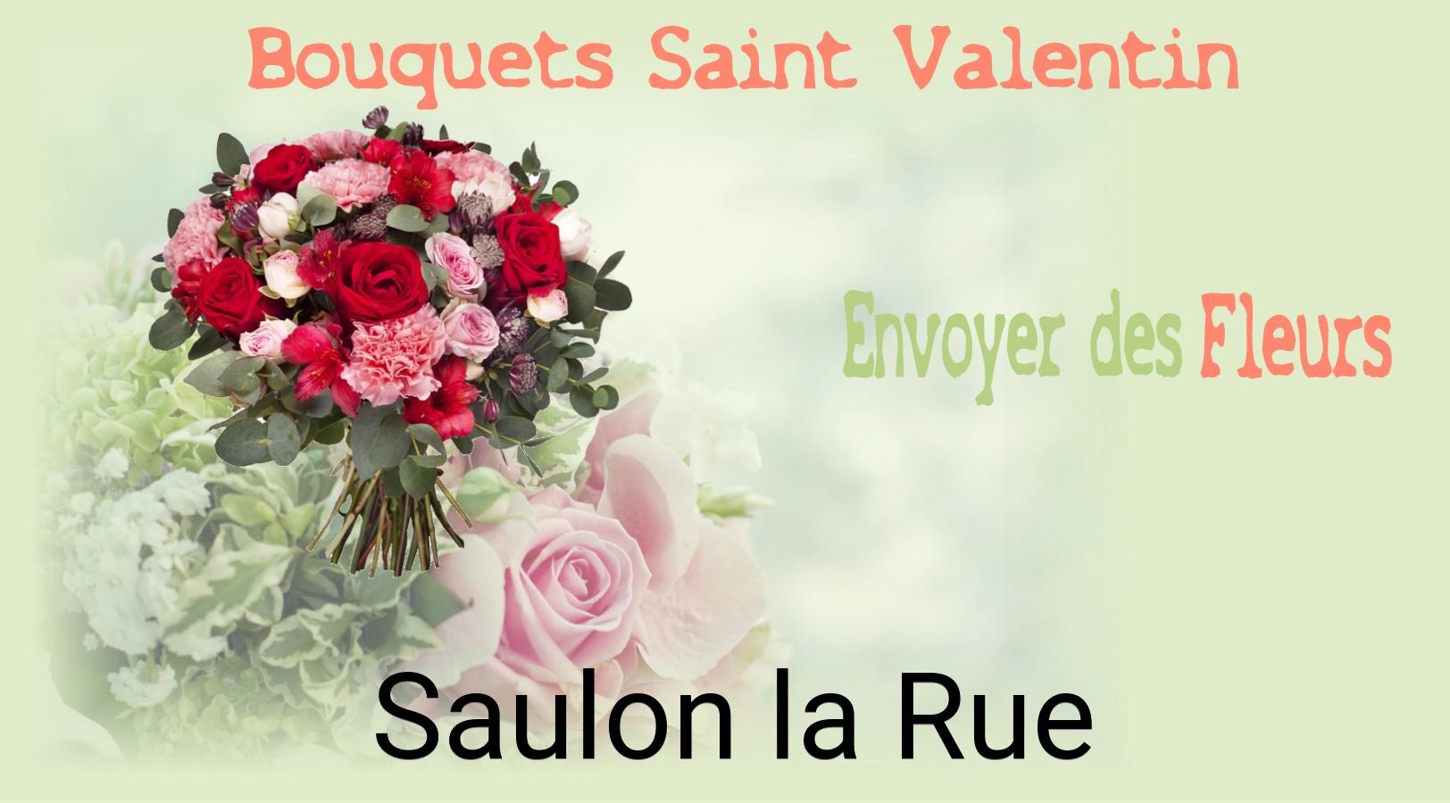 Roses de Saint-Valentin livrées à Saulon-la-Rue
